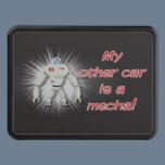 My other car is a Mecha! Trailer Hitch Cover