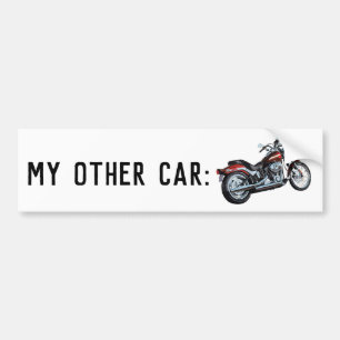 My other car is a motorcycle bumper sticker