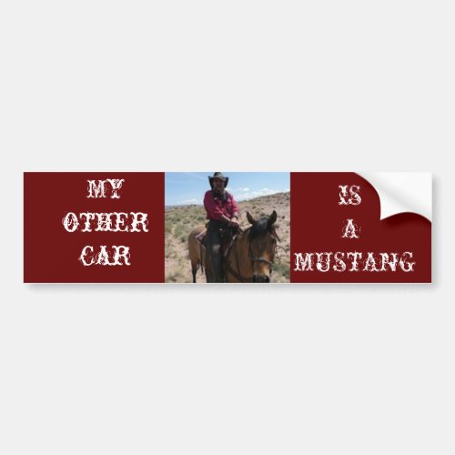 My other car is a mustang bumper sticker