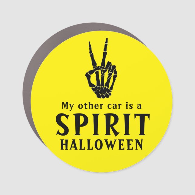 My Other Car Is a Spirit Halloween magnet (Front)