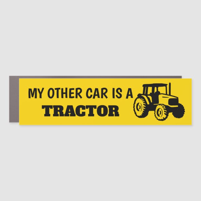 My Other Car is a Tractor Car Magnet (Front)