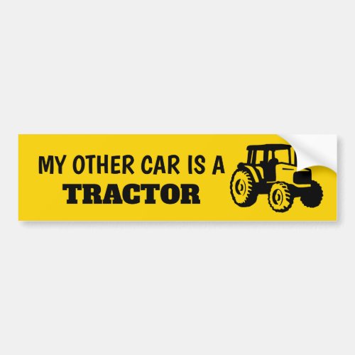 My Other Car is a Tractor Sticker