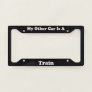 My Other Car Is A Train License Plate Frame