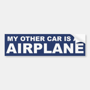 My Other Car is an Airplane Bumper Sticker