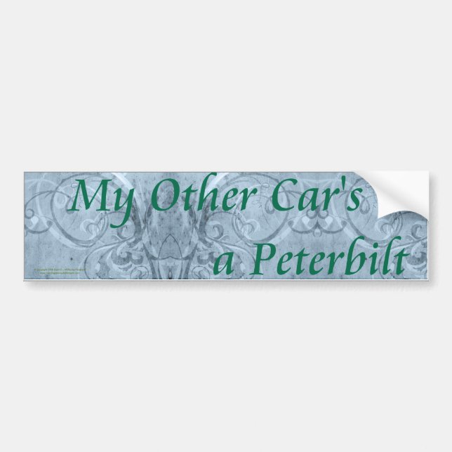 My_Other_Car_Peterbilt_Bumper_Sticker Bumper Sticker (Front)