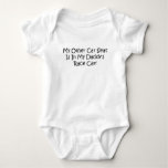 My Other Car Seat Is In My Daddys Race Car Baby Bodysuit at Zazzle