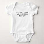 My Other Car Seat Is In My Grandpas Race Car Baby Bodysuit at Zazzle