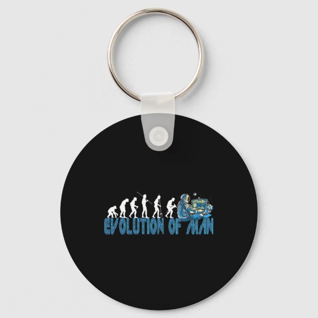 My Other Computer Is Your Computer Evolution Of Ma Keychain (Front)