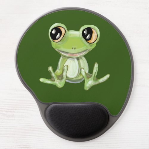 My Other Green Frog Friend Gel Mouse Pad