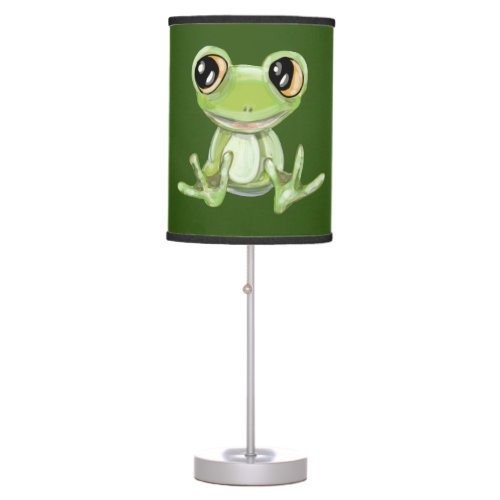 My Other Green Frog Friend Table Lamp