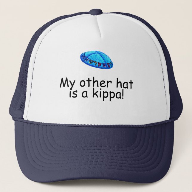 My other hat is a kippa (Front)