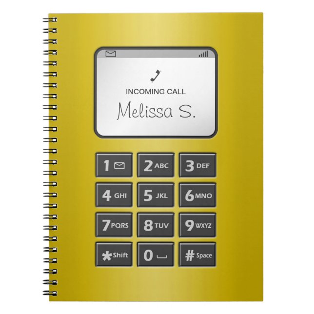 My Other Phone - Yellow Notebook (Front)