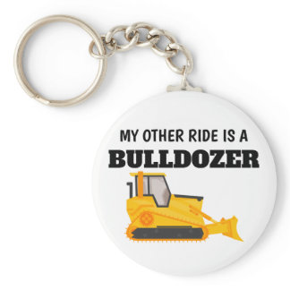 My other ride is a bulldozer keychain