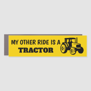 My Other Ride is a Tractor Car Magnet