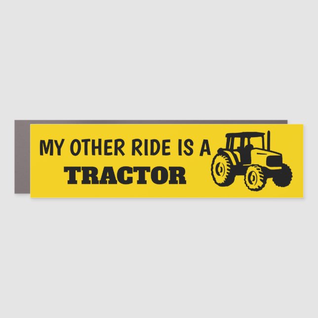 My Other Ride is a Tractor Car Magnet (Front)