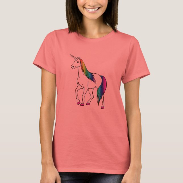 MY OTHER RIDE IS A UNICORN T-Shirt (Front)