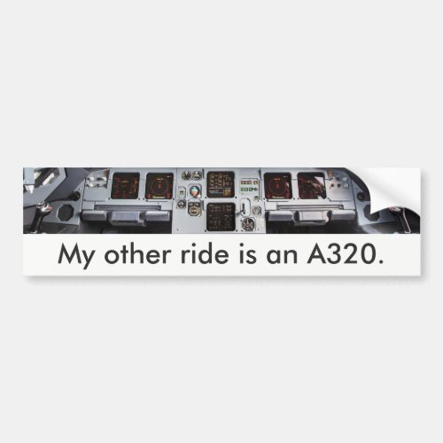 My other ride is an A320 car sticker