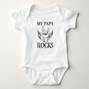 White, 24 Months So Relative Dad T-Shirt Romper Unisex Baby My Rocks 