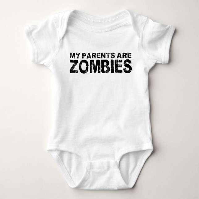 My Parents are Zombies Baby Bodysuit (Front)