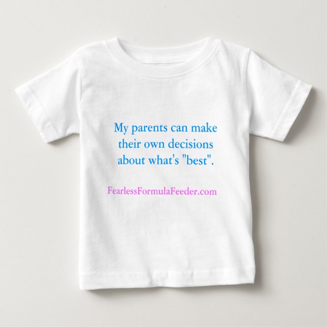 "My parents can"... FFF Infant shirt (Front)