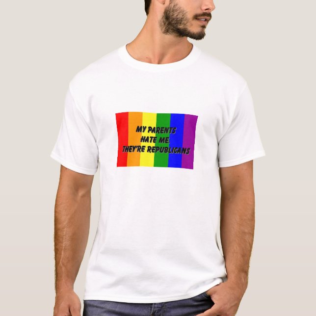 My Parents Hate Me T-Shirt (Front)