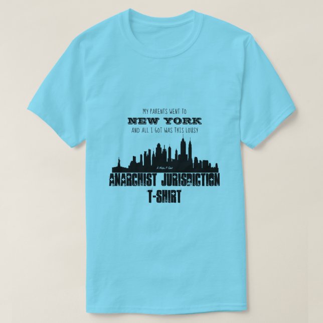 My Parents Went To New York - A MisterP Shirt (Design Front)