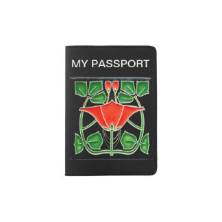 MY PASSPORT - DECORATIVE -POPPY HOLDER