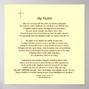 My Pastor Poster