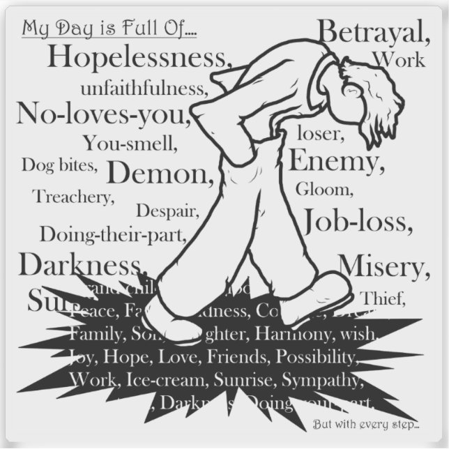 My Path Is My Own1 Sticker (Front)