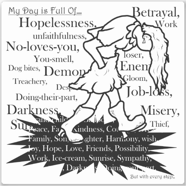 My Path Is My Own3 Sticker (Front)