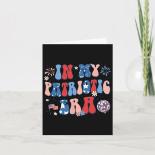 My Patriotic Era Retro 4th Of July Fourth Girls Gr Card