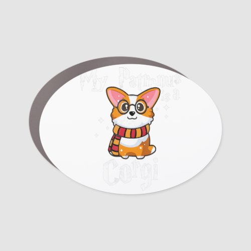 My Patronus Is A Corgi Lover Gifts Cute Car Magnet