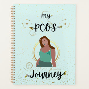 My PCOS Journey Polycystic Ovary Syndrome Teal Planner
