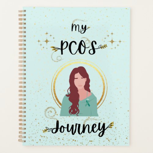 My PCOS Journey Polycystic Ovary Syndrome Teal Planner