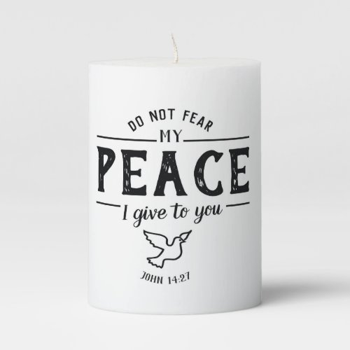 My Peace I give to you candle