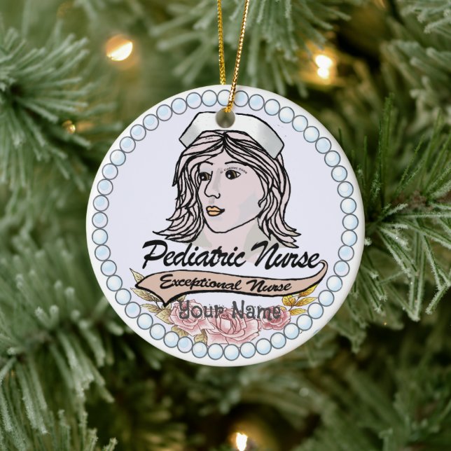 My Pediatric Nurse Ceramic Ornament (Tree)