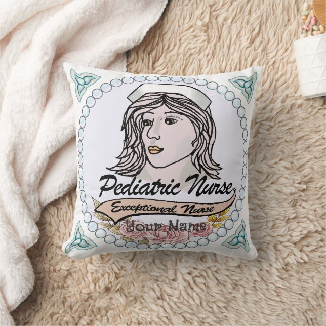 My Pediatric Nurse Throw Pillow (Blanket)