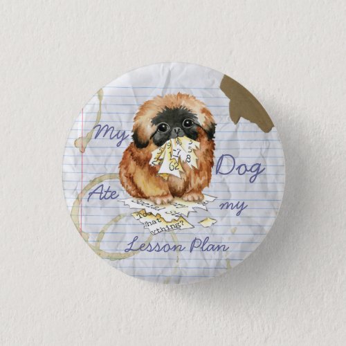 My Pekingese Ate My Lesson Plan Button