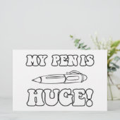 My Pen Is Huge (Standing Front)