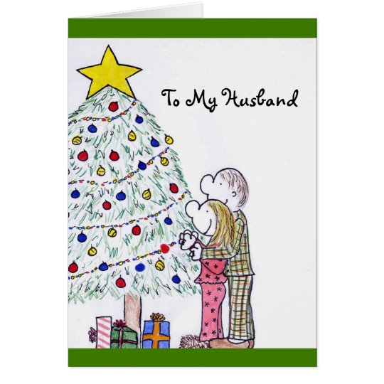 My People Merry Christmas To My Husband Card | Zazzle