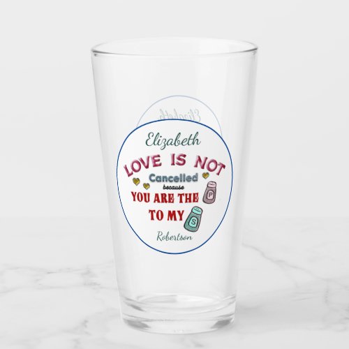 My Pepper To Your Salt Love Romantic Personalize Glass