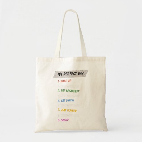 My Perfect Day Bird Watching Hobby Bird Lover Past Tote Bag