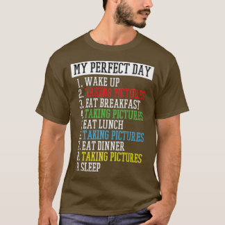 My perfect day, Photographer Premium T-Shirt