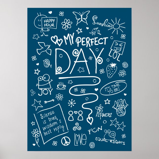 My Perfect Day - Positive Thinking 2a Poster (Front)