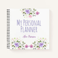 My Personal Planner with Owner's Name Notebook