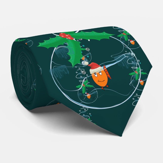 My Pet Fish - Customized Neck Tie (Rolled)