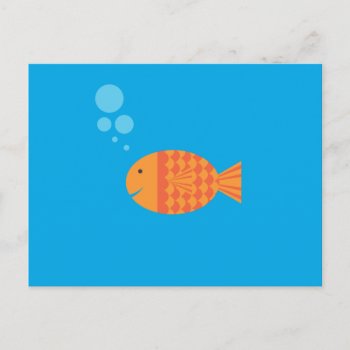 My Pet Goldfish Postcard by imaginarystory at Zazzle