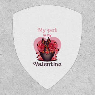 My pet is my Valentine, no 25 Classic T-Shirt Patch