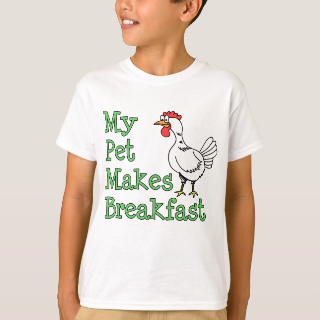 My Pet Makes Breakfast T-Shirt (Front)
