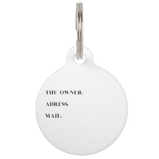 My Pet Pet ID Tag